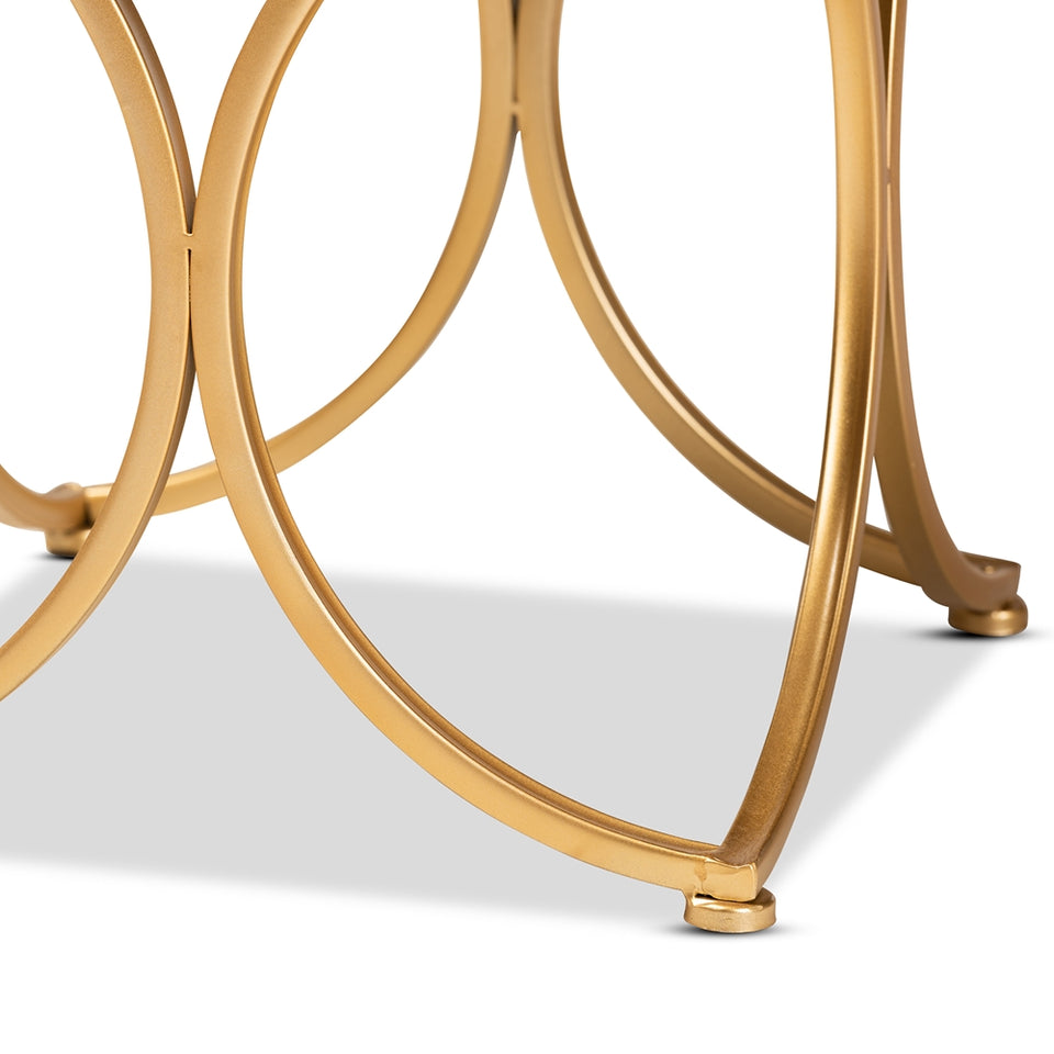 Margot art deco inspired ottoman.