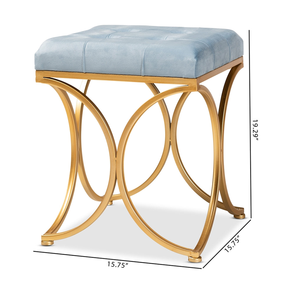Margot art deco inspired ottoman.