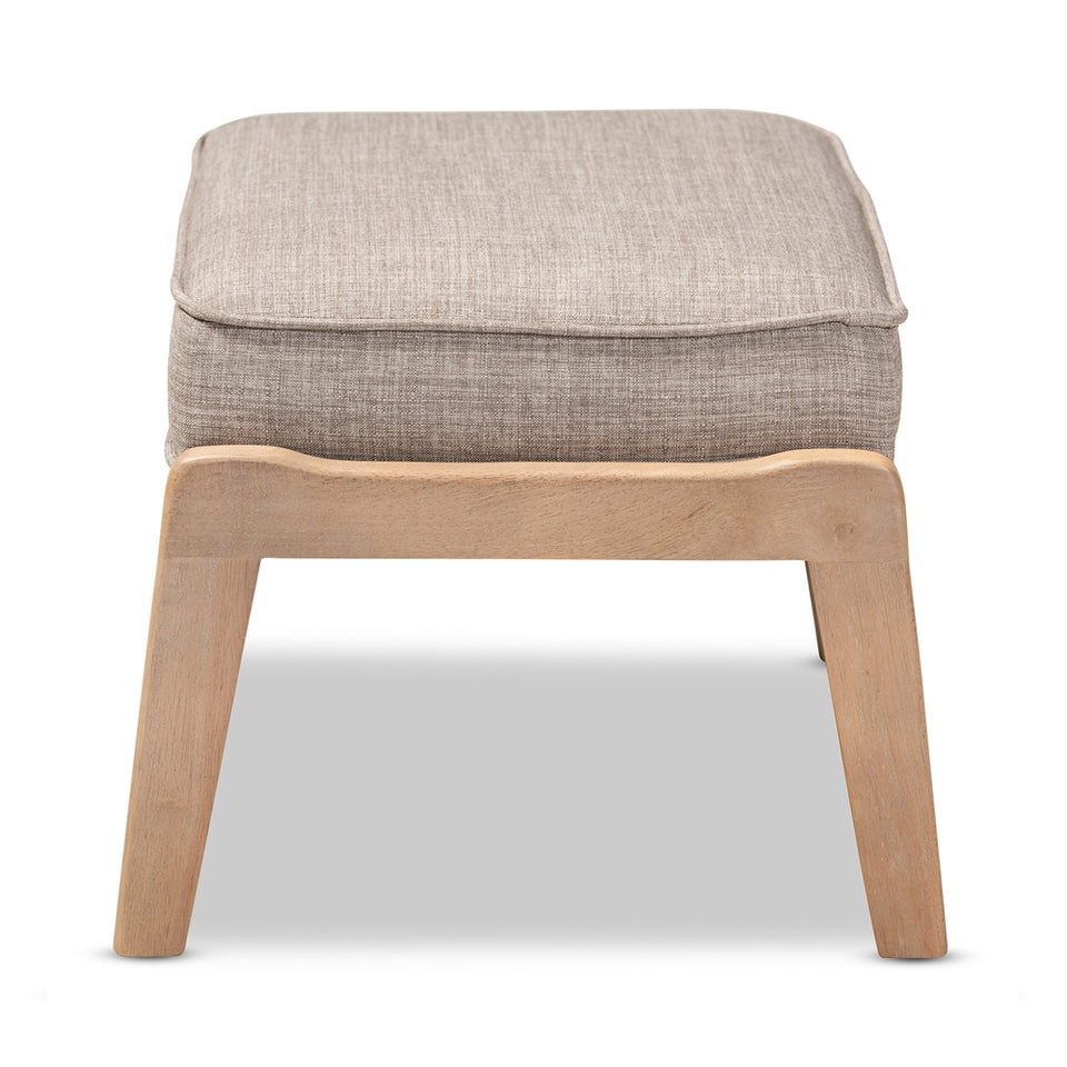 Sigrid mid-century modern ottoman.