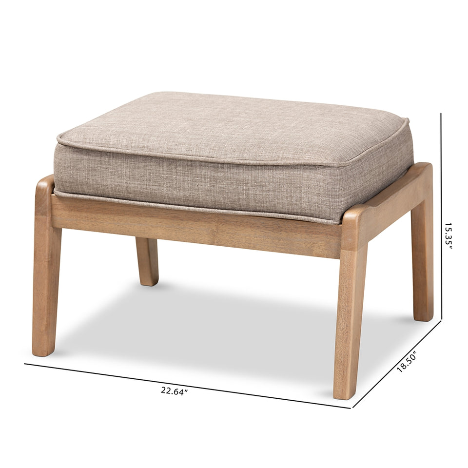 Sigrid mid-century modern ottoman.