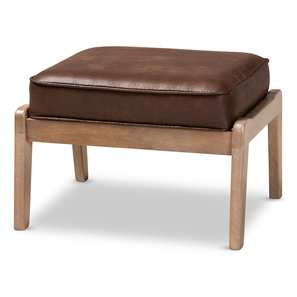 Sigrid mid-century modern ottoman.