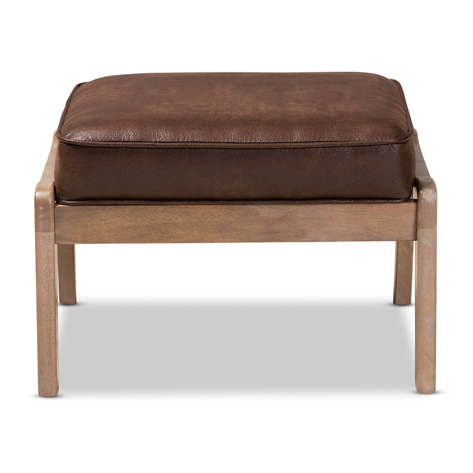 Sigrid mid-century modern ottoman.