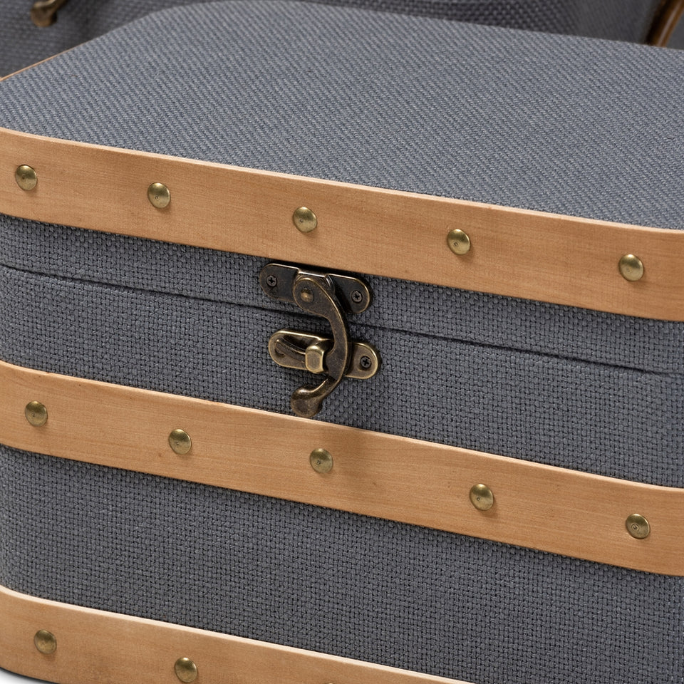 Jonathon 3-piece storage trunk set.