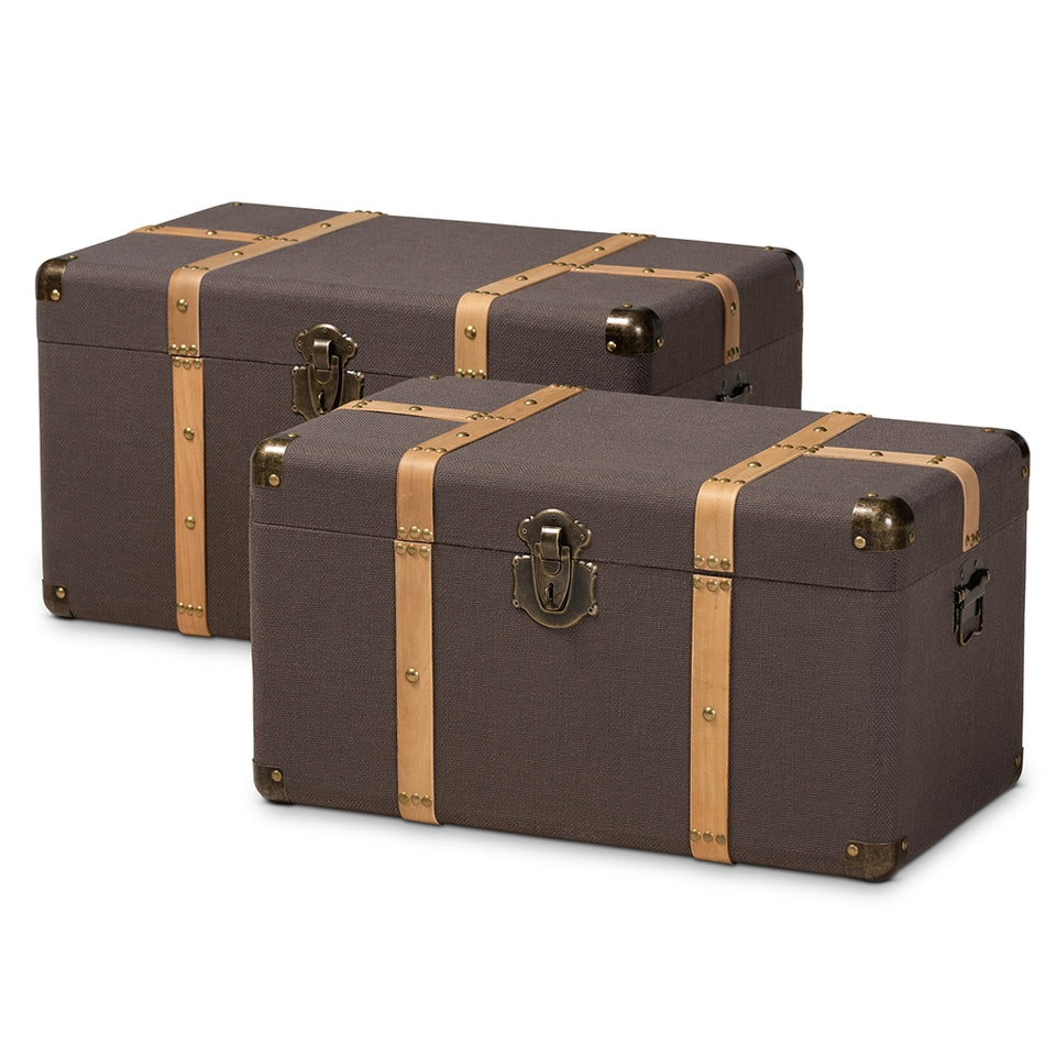 Stephen 2-piece storage trunk set.