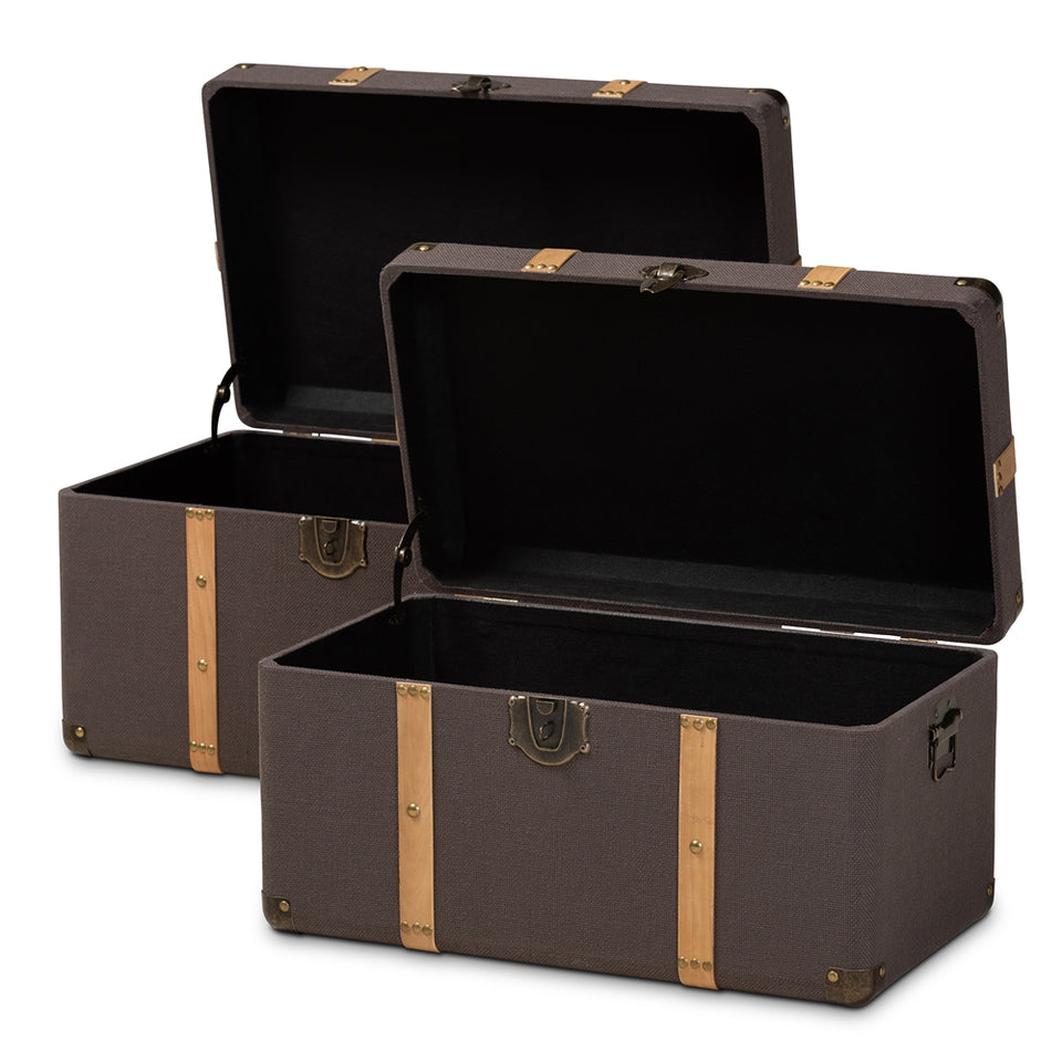Stephen 2-piece storage trunk set.