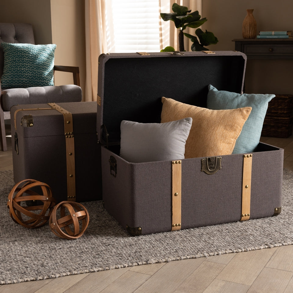 Stephen 2-piece storage trunk set.
