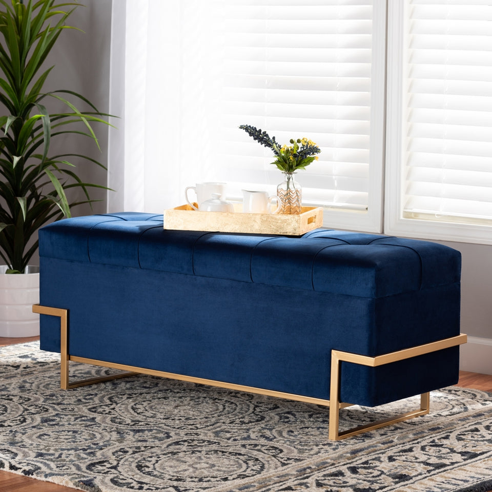 Parker glam Ottoman.