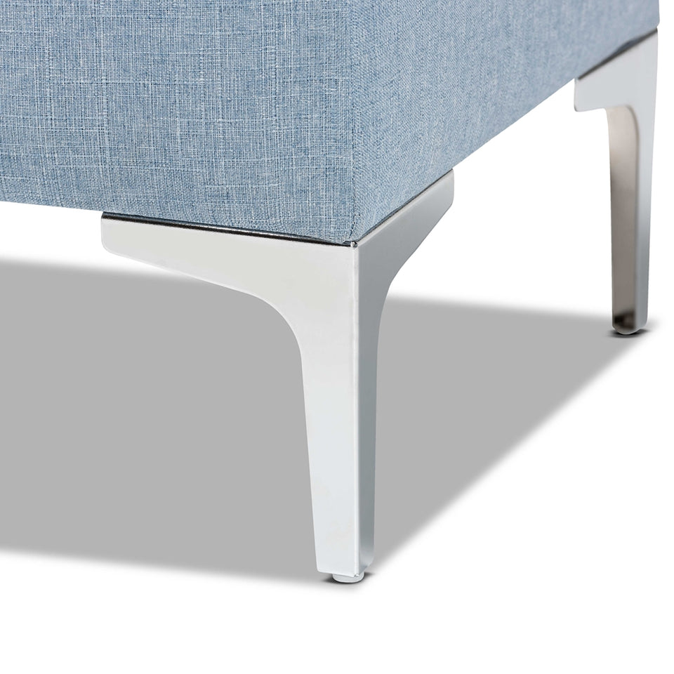 Mabel modern storage ottoman.