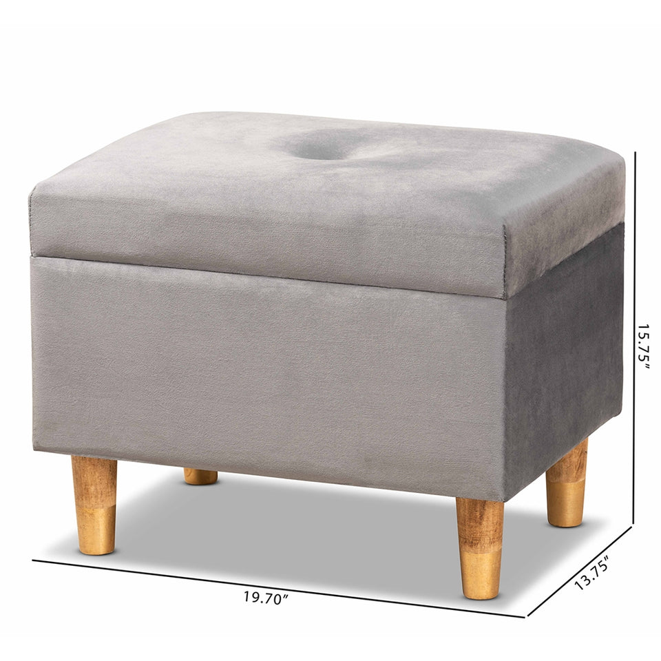 Elias modern storage ottoman.