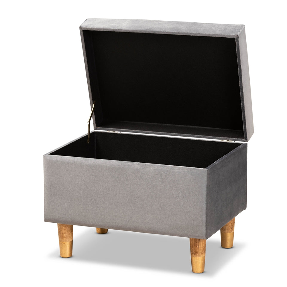 Elias modern storage ottoman.