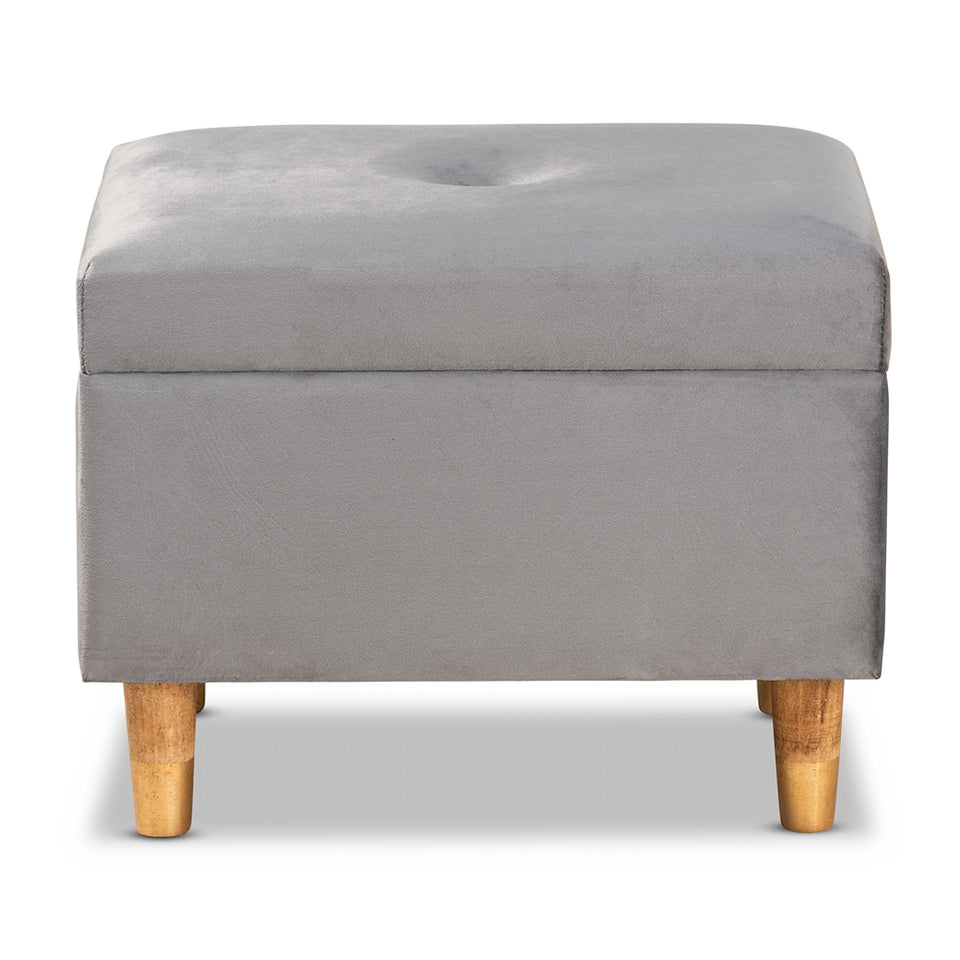 Elias modern storage ottoman.