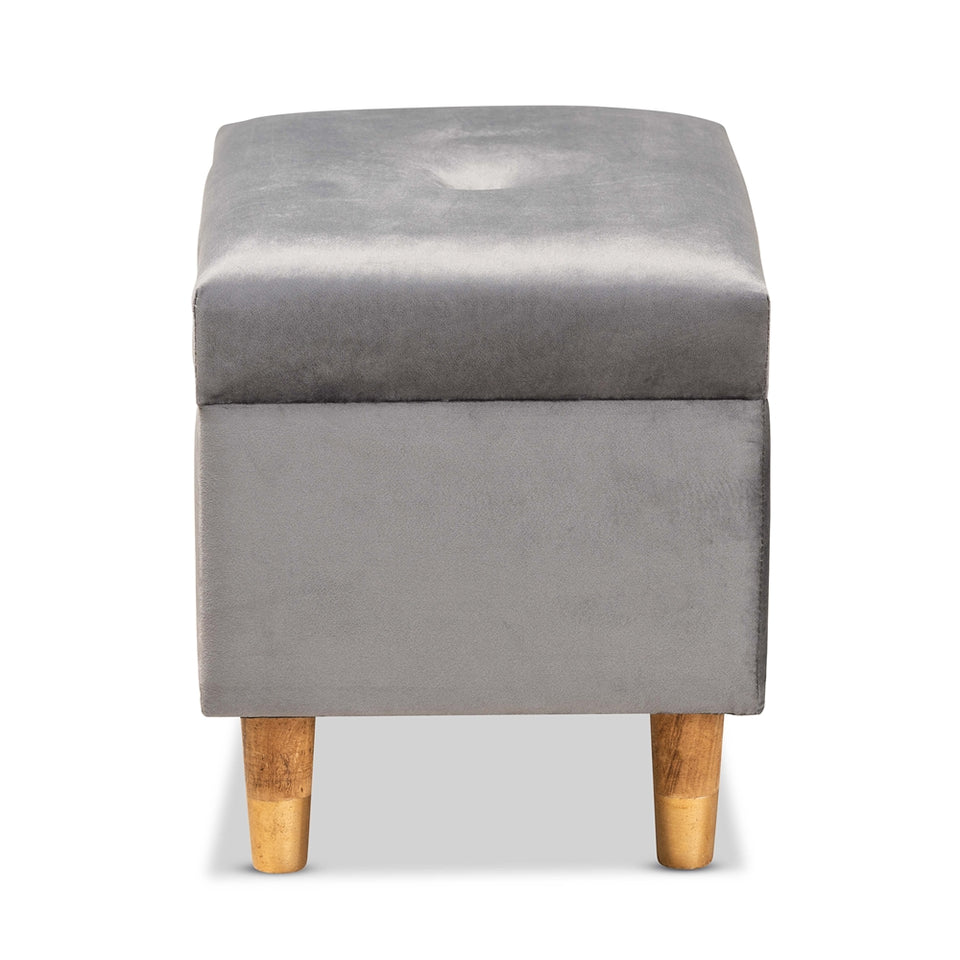 Elias modern storage ottoman.