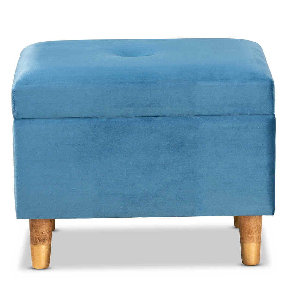 Elias modern storage ottoman.