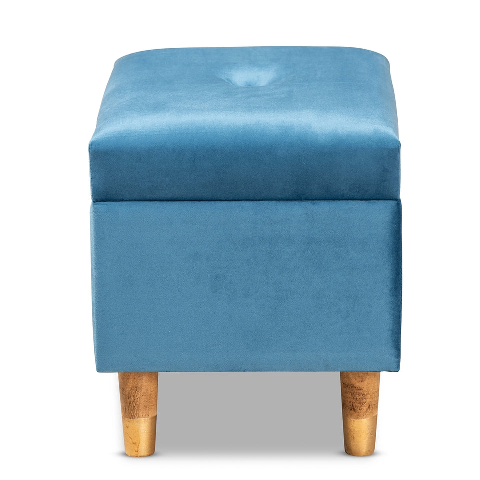 Elias modern storage ottoman.