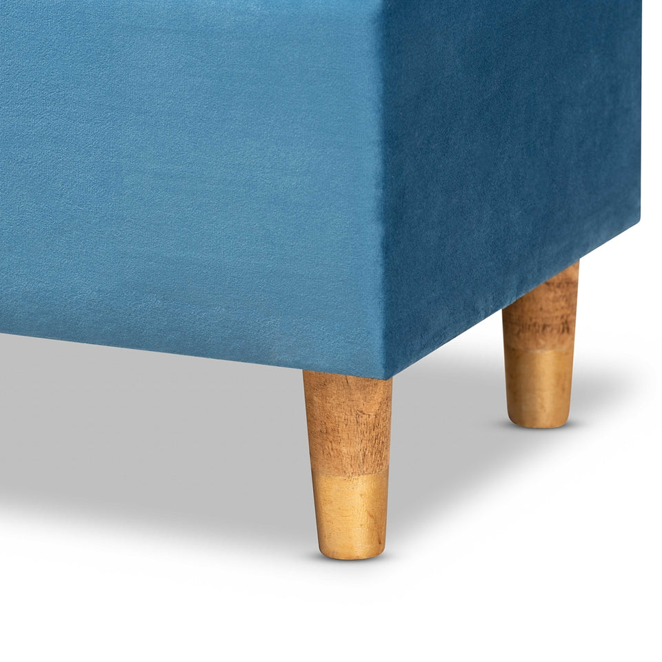 Elias modern storage ottoman.
