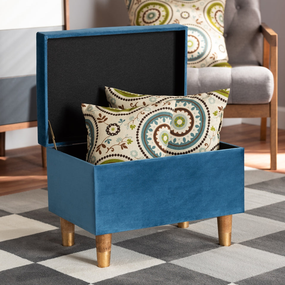 Elias modern storage ottoman.
