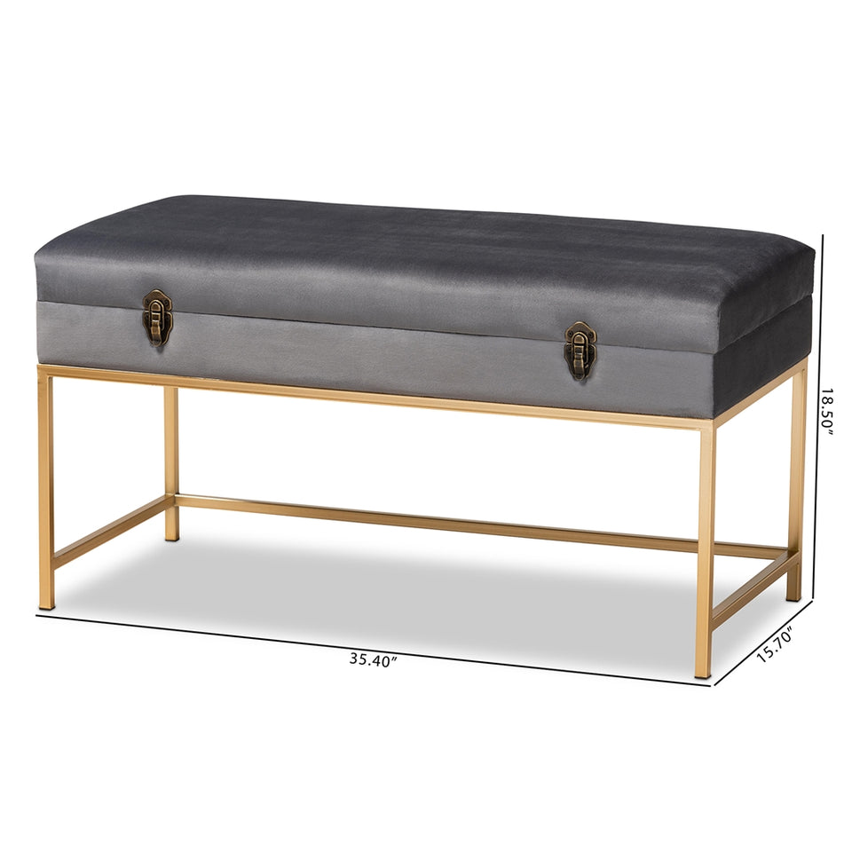 Aliana Long Storage Ottoman.