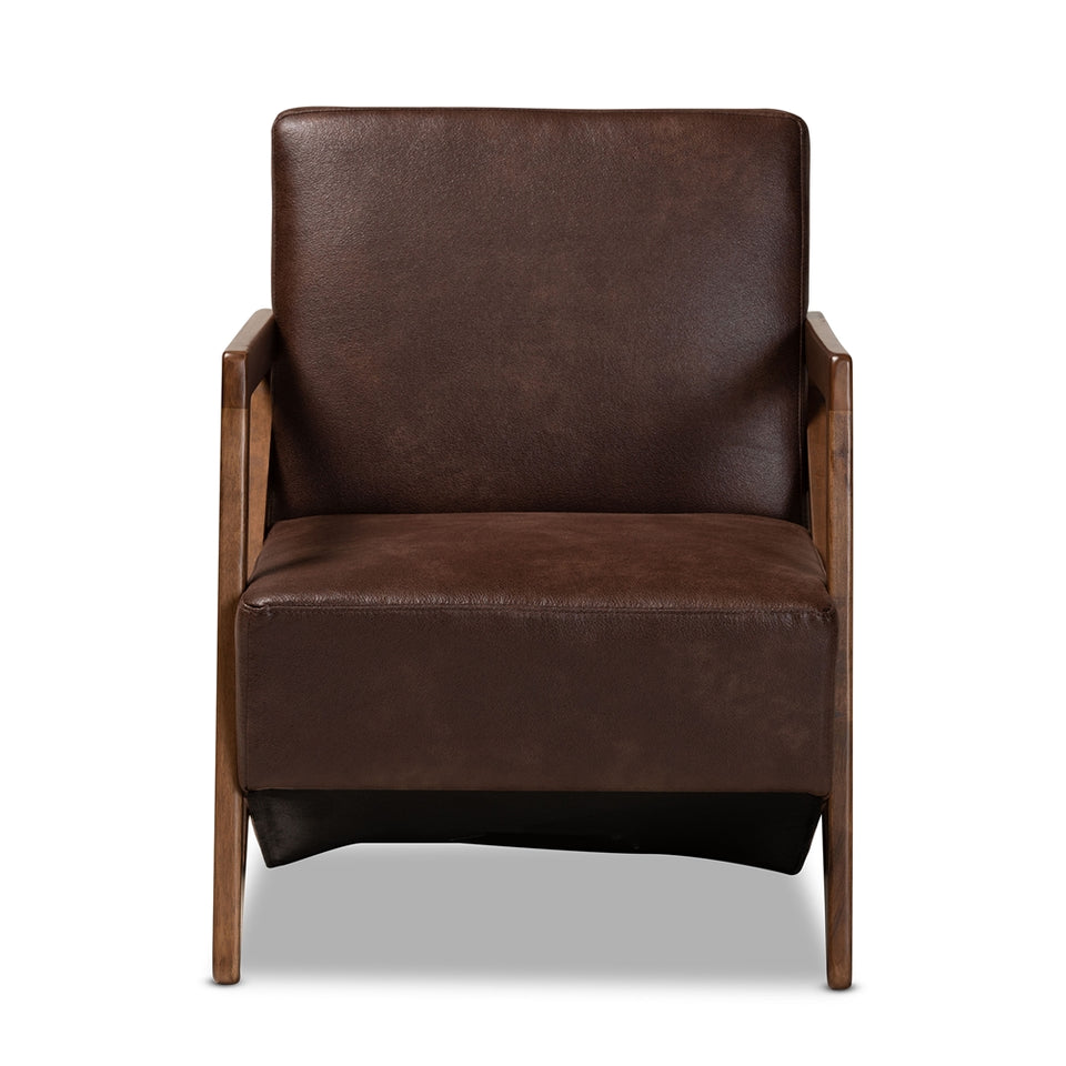 Christa mid-century modern transitional accent chair.