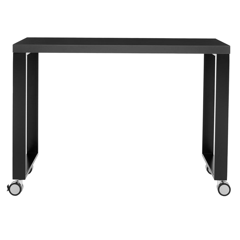 Dillon Side Return in Matte Anthracite with Matte Black Steel Base
