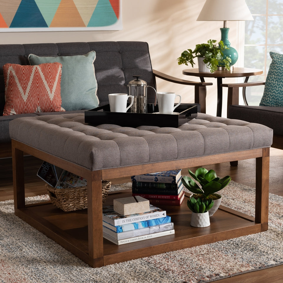 Alvere modern cocktail ottoman.