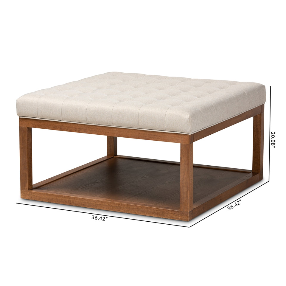 Alvere modern cocktail ottoman.