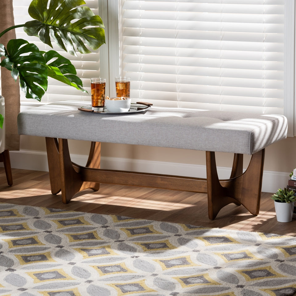 Theo mid-century modern bench.