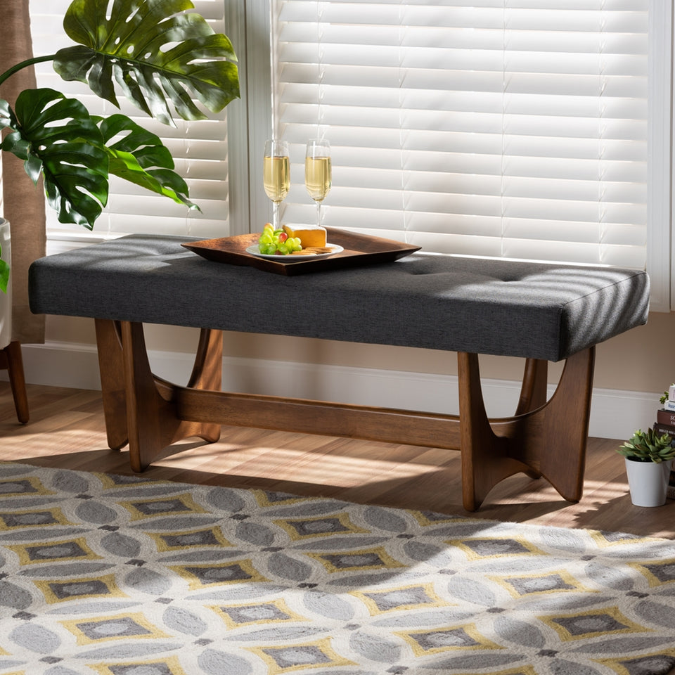 Theo mid-century modern bench.
