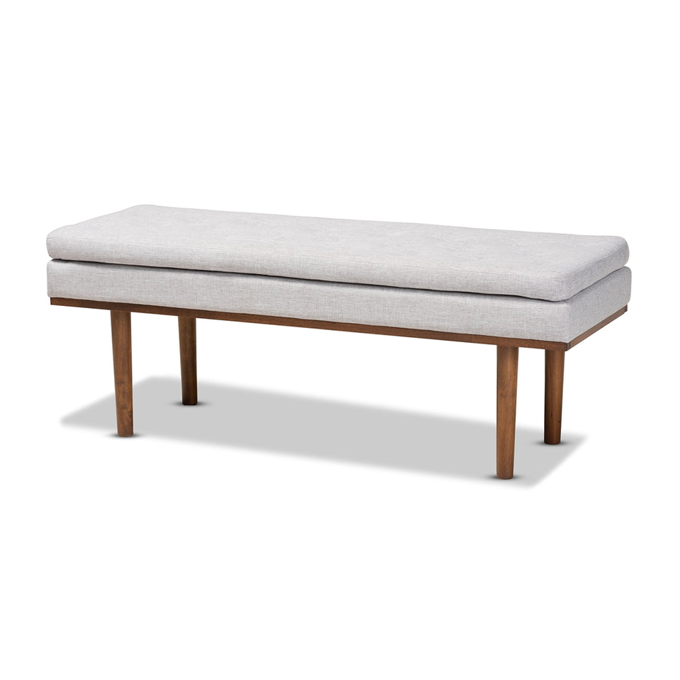 Arne mid-century modern finished bench.