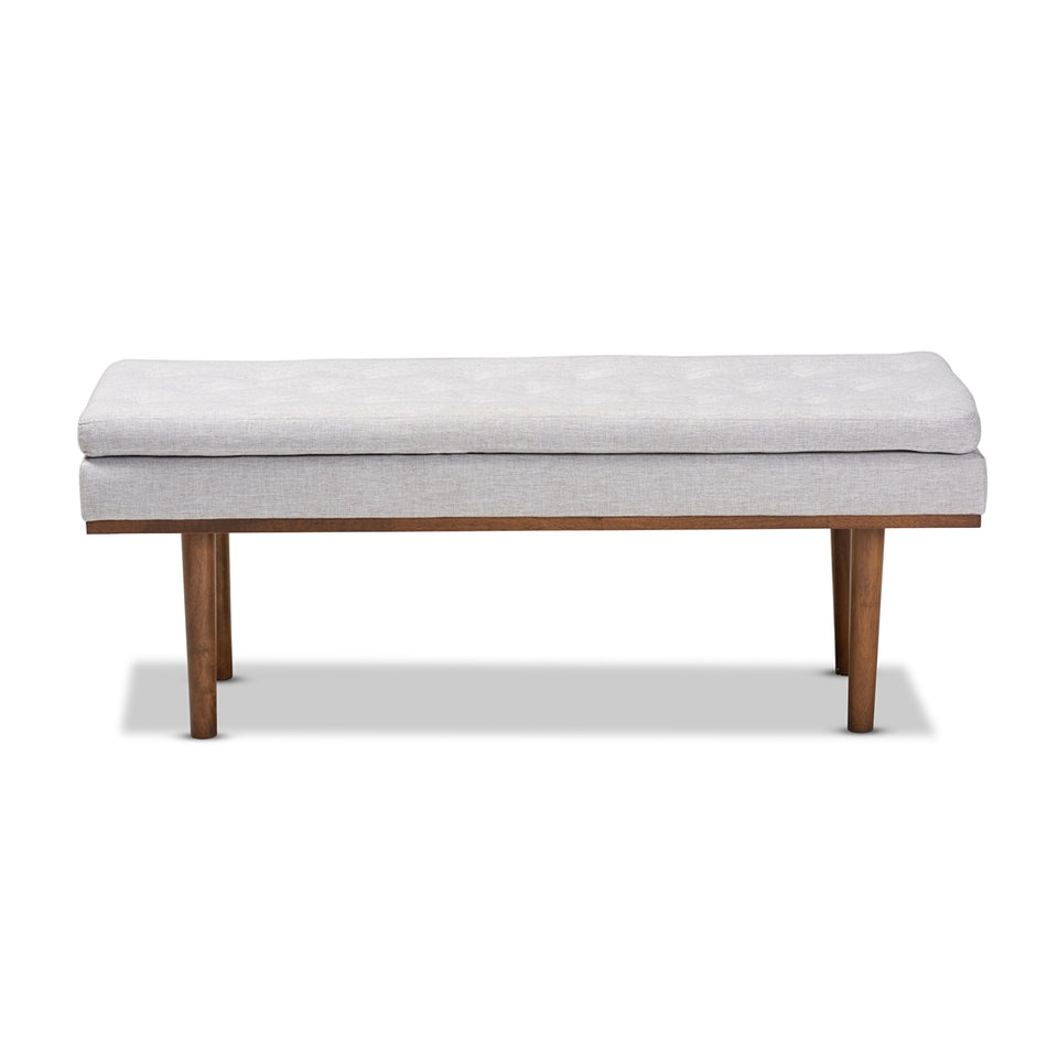 Arne mid-century modern finished bench.
