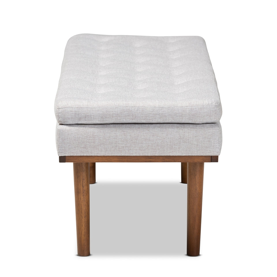 Arne mid-century modern finished bench.