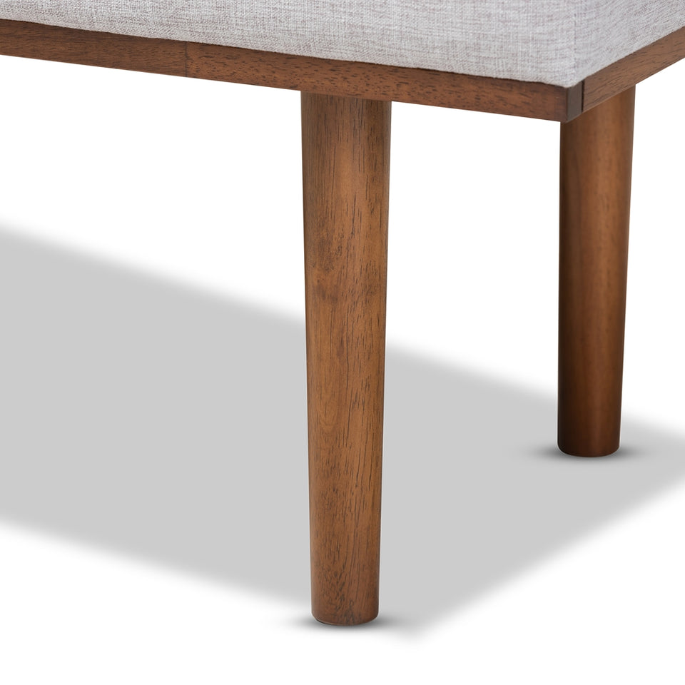 Arne mid-century modern finished bench.