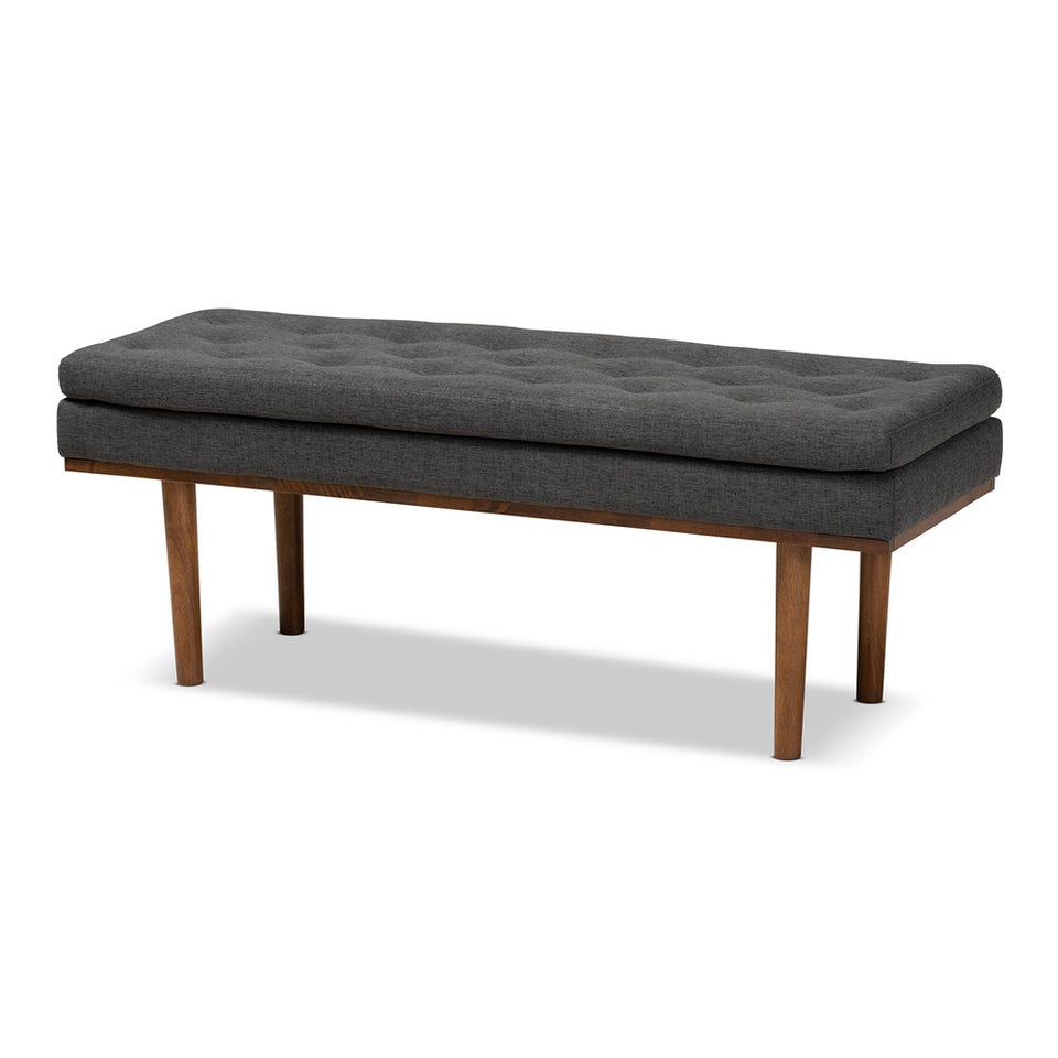 Arne mid-century modern finished bench.