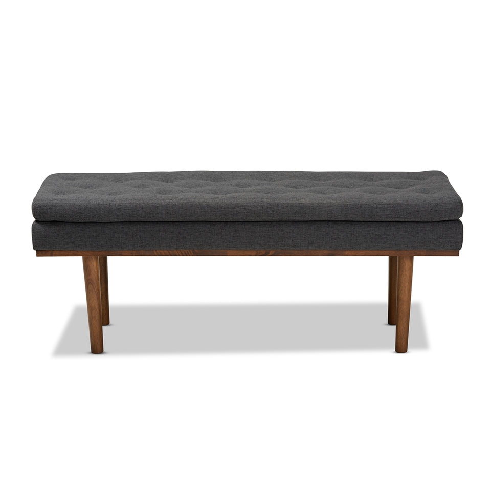 Arne mid-century modern finished bench.
