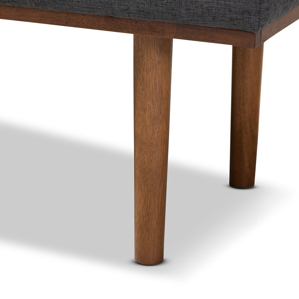 Arne mid-century modern finished bench.