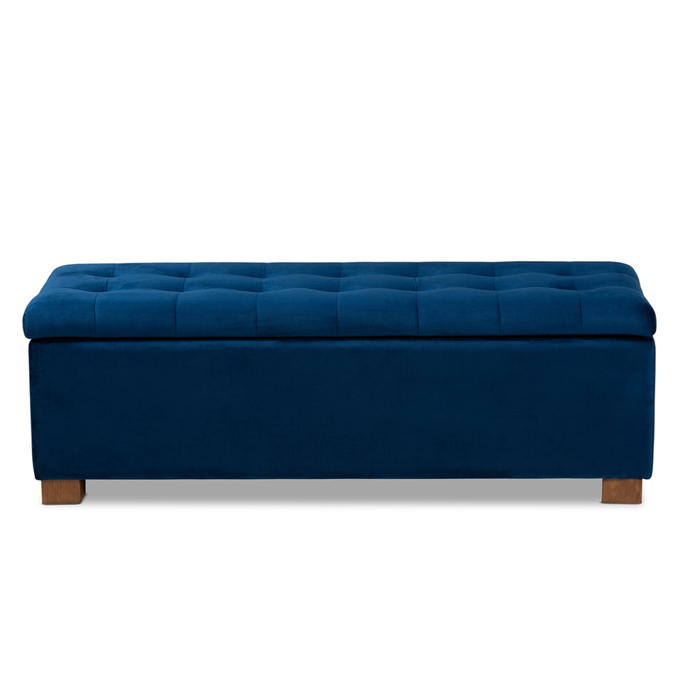 Roanok modern storage ottoman bench.