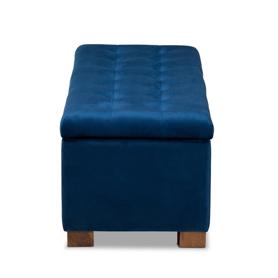 Roanok modern storage ottoman bench.