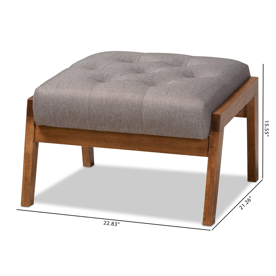 Naeva mid-century modern footstool.