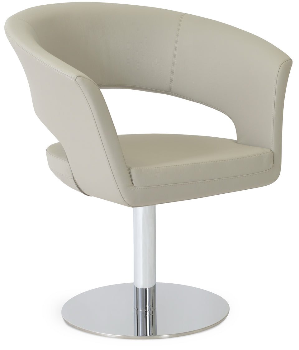 Ada Armchair Swivel Round.
