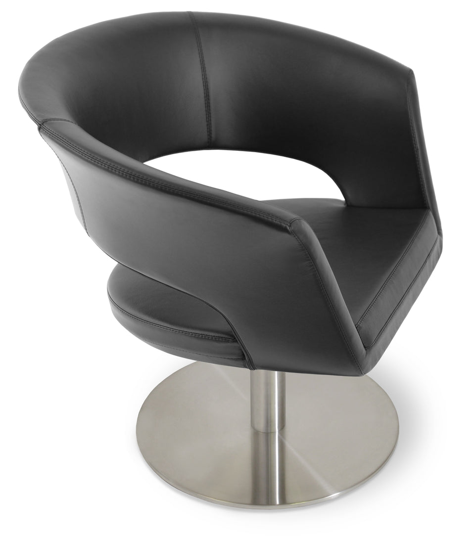 Ada Armchair Swivel Round.