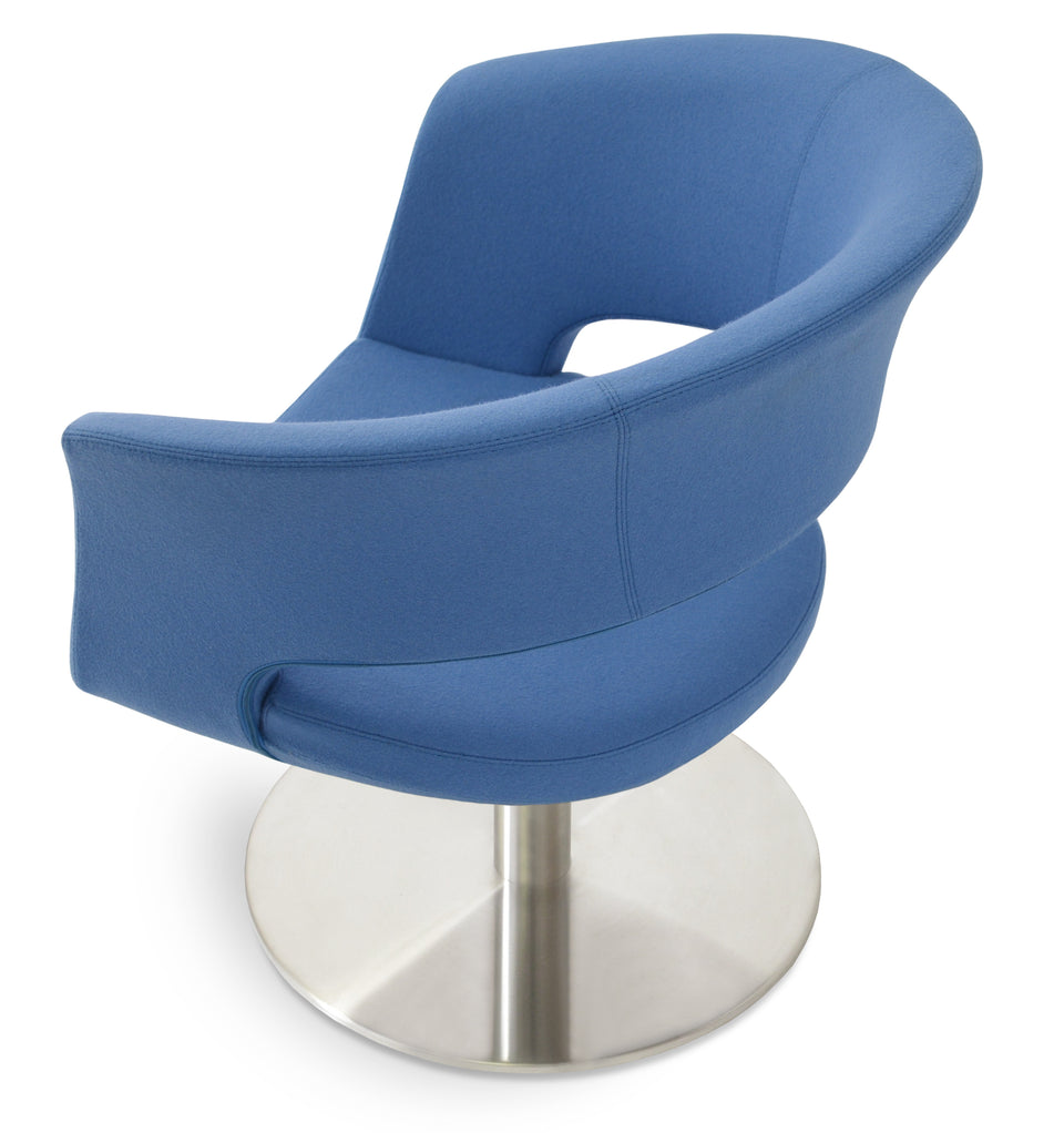 Ada Armchair Swivel Round.