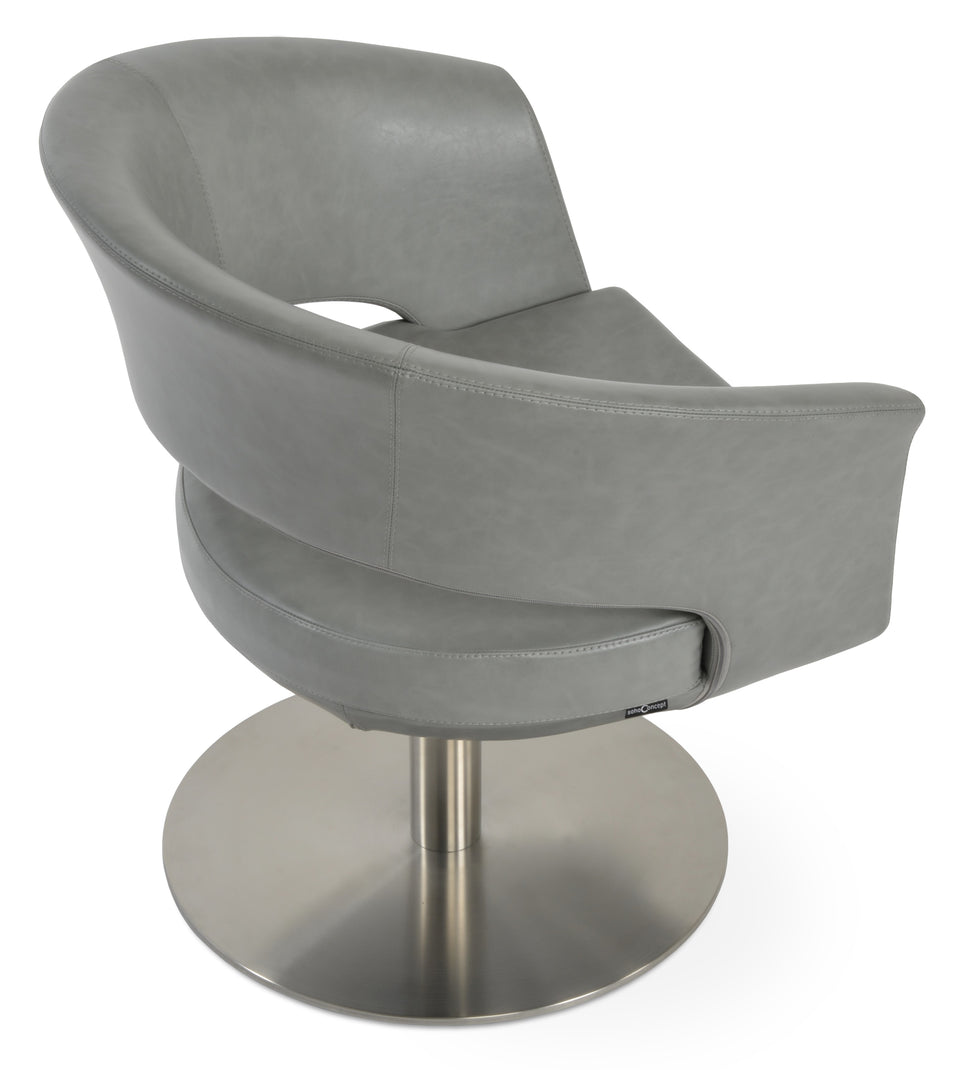 Ada Armchair Swivel Round.