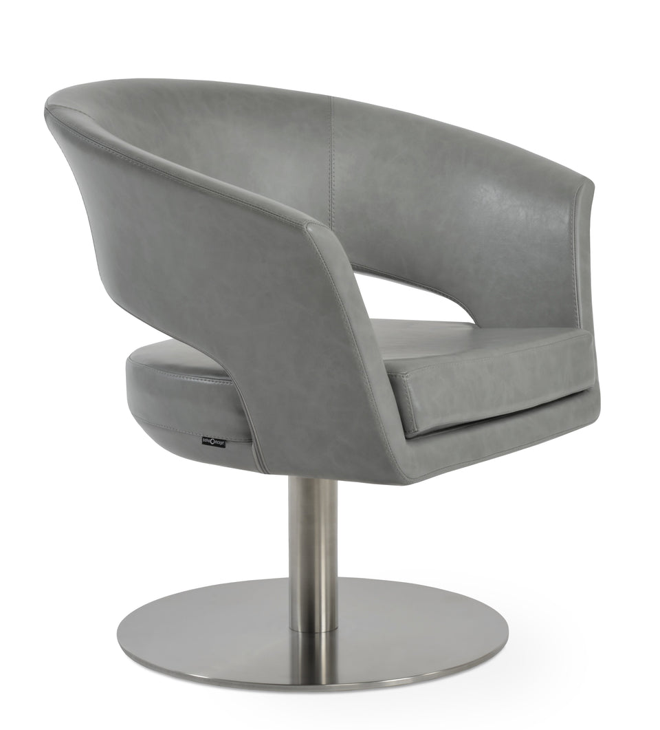 Ada Armchair Swivel Round.