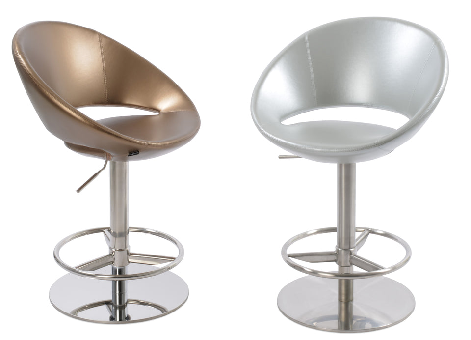 Crescent  Piston  Stool.
