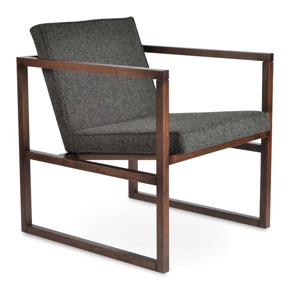 Cube Wood Lounge Armchair.