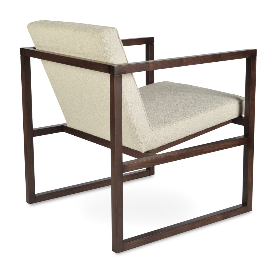 Cube Wood Lounge Armchair.