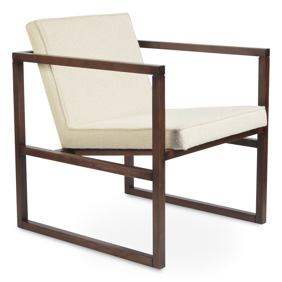 Cube Wood Lounge Armchair.