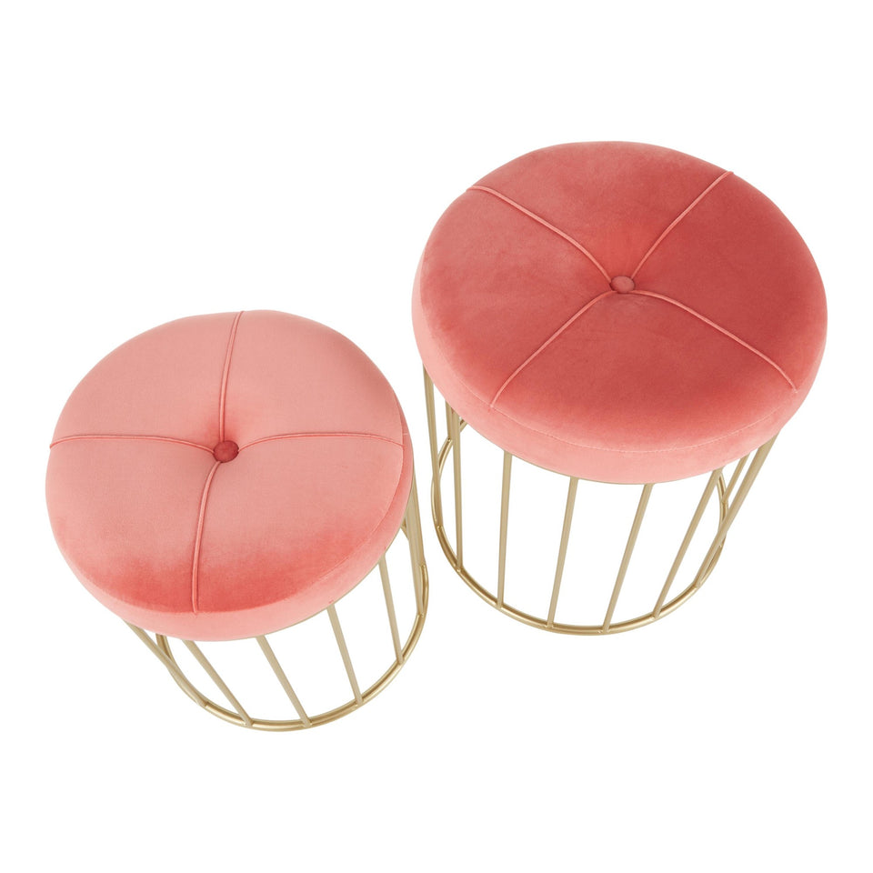 Canary Nesting Ottoman Set.