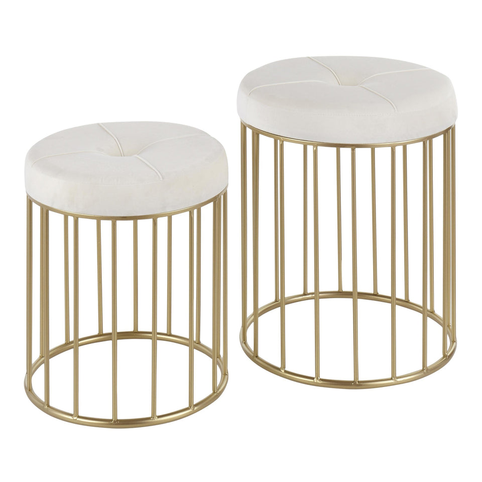 Canary Nesting Ottoman Set.