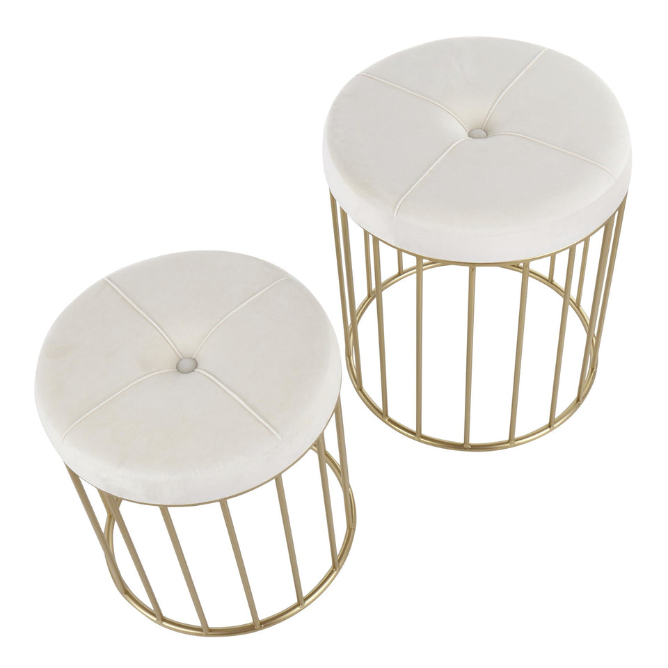Canary Nesting Ottoman Set.