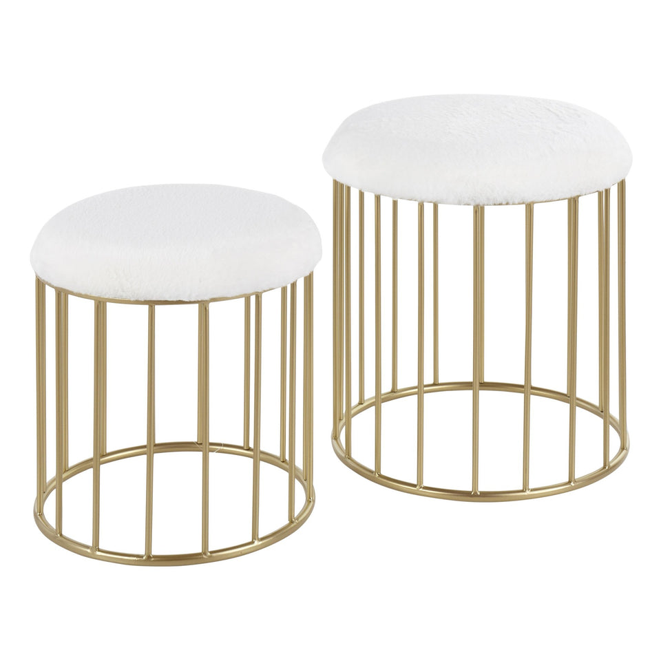 Canary Nesting Ottoman Set.